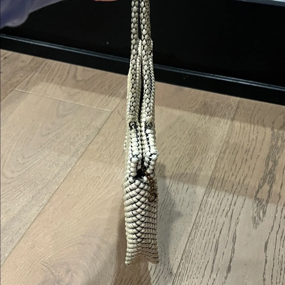 Elegant Vintage Cream Beaded‎ Women's Bag